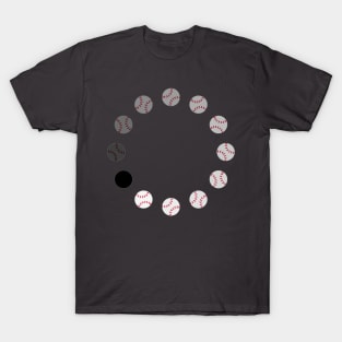 baseball spinning circle T-Shirt